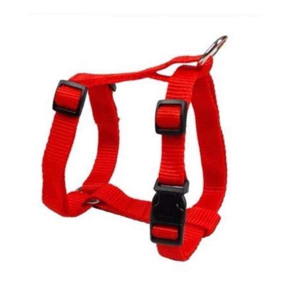 Set of 2 Adjustable Step In Nylon Small Dog Breed Harness with Buckle Closure - Picture 3 of 16